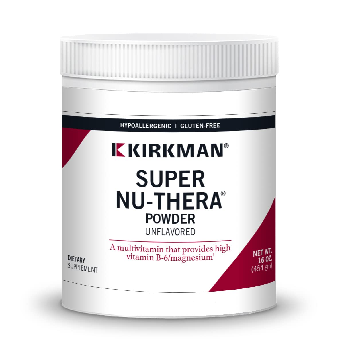 Super Nu-Thera Powder - Hypoallergenic - Unflavored - 16 Ounces - Maple Wellness Supplements