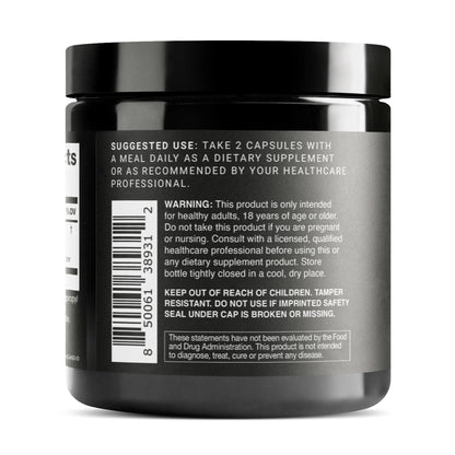 Super Strength Horny Goat Weed for Men & Women 60,000mg - Epimedium sagittatum - 40% Icariins - 60: 1 Concentrated Extract from 1000mg Formula - 3P tested - Premium hornygoatweed for Men - 60 Caps - Maple Wellness Supplements