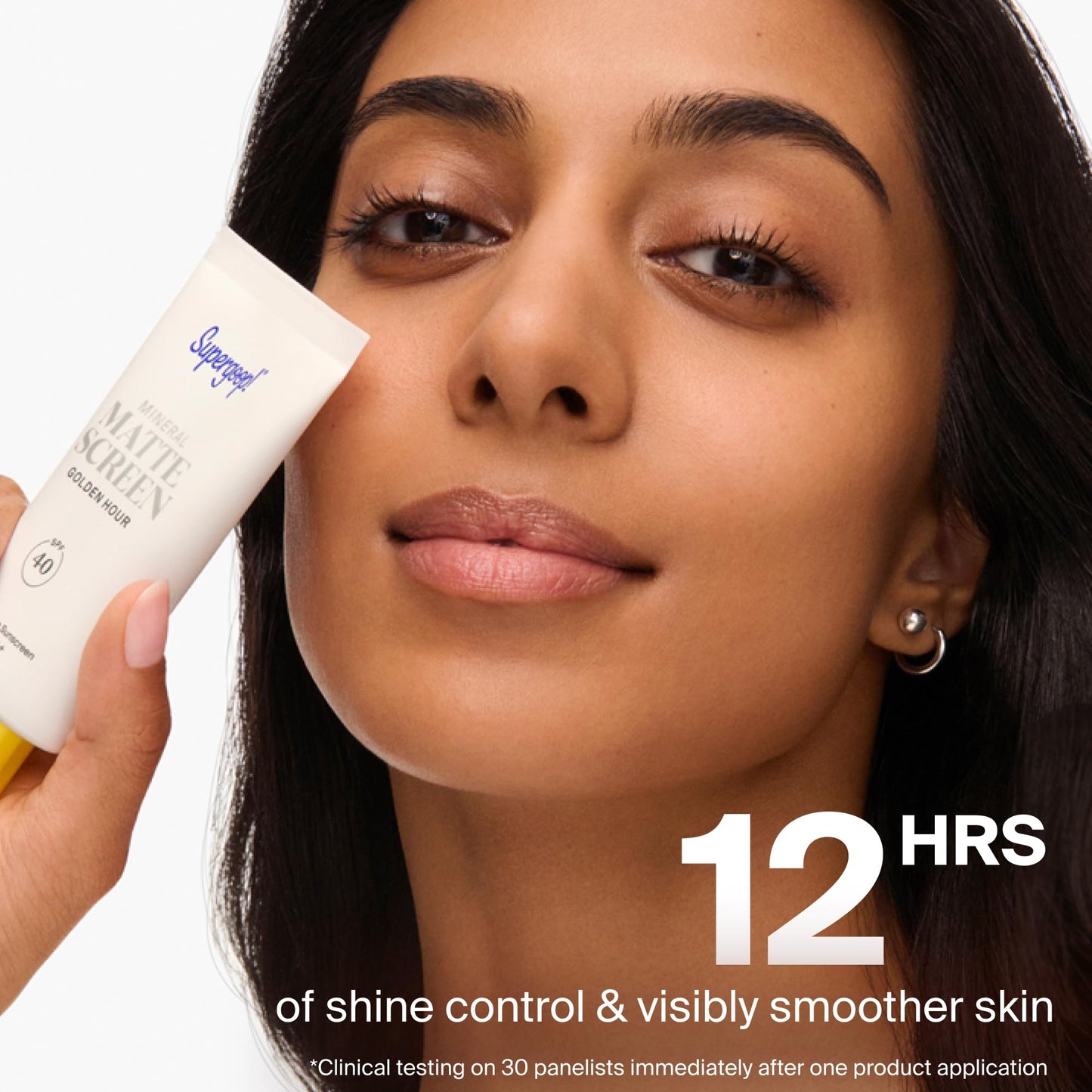 Supergoop! Mineral Mattescreen (SPF 40) - 45 mL - Mineral, Oil-Free Broad Spectrum Sunscreen - Smooths Skin’s Appearance - Maple Wellness Supplements