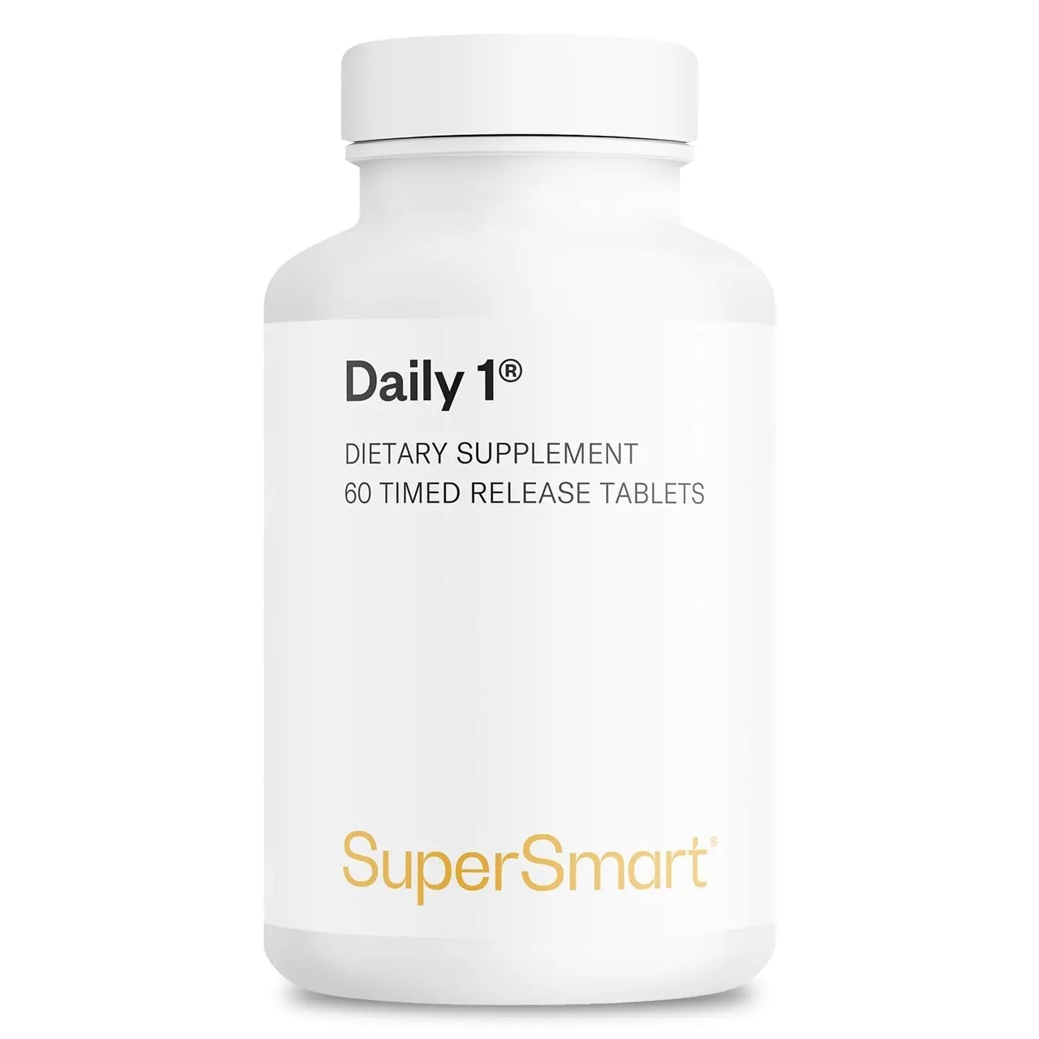 Supersmart - Daily 1® Timed Release - Multivitamin Supplement for Women & Men - with BioPQQ®, Vitamin A, B, C, D & E, Biotin, Quercetin & Fisetin | - Maple Wellness Supplements