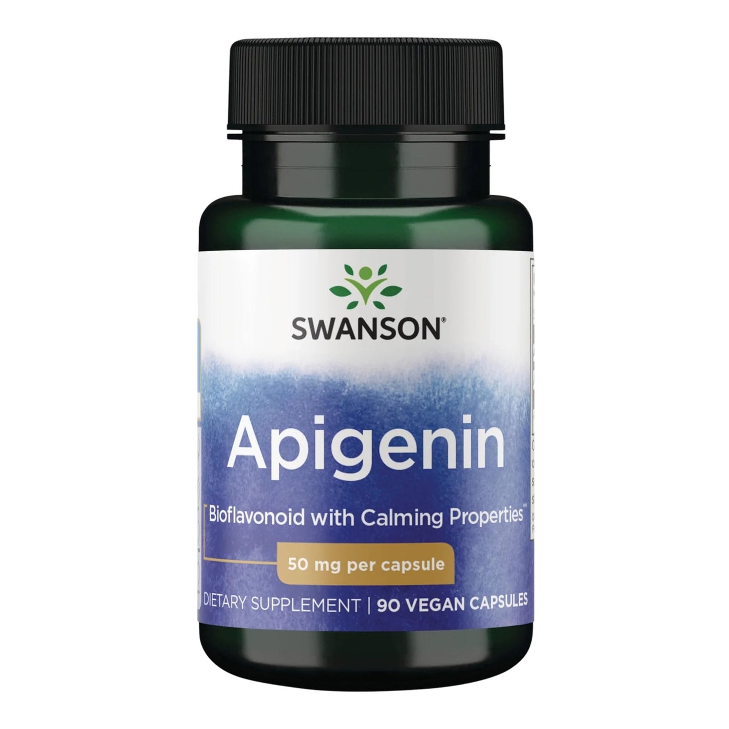 Swanson Apigenin – Sleep and Relaxation Supplement – Natural Support – 90 Caps, 50 mg (Packaging may Vary) - Maple Wellness Supplements