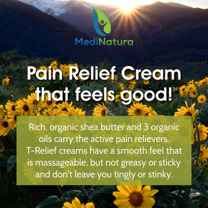 T-Relief Pain Relief cream,[114g] 4 oz - Maple Wellness Supplements