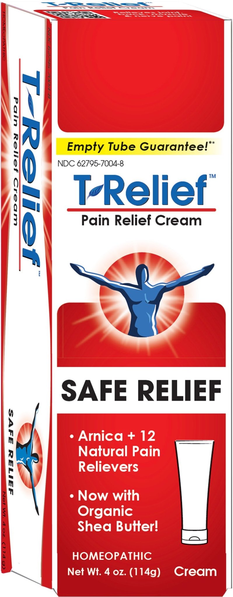 T-Relief Pain Relief cream,[114g] 4 oz - Maple Wellness Supplements
