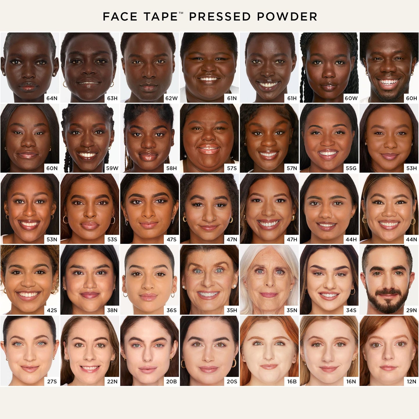 tarte face tape pressed powder – Medium-Coverage Waterproof Powder, Hyaluronic Acid & Peptides to Smooth & Set Makeup, Lightweight, Vegan & Cruelty-Free, full size, 20S light sand - Maple Wellness Supplements