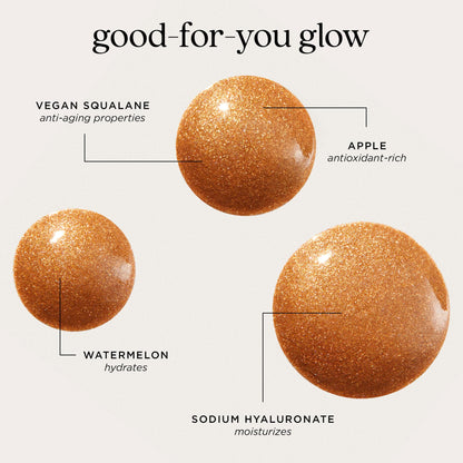 tarte key largo glow bronzing drops – Luminous Serum-Infused Liquid Bronzer with Vitamin E for Sun-Kissed Radiant Lightweight Hydration, Cruelty-Free, full size, champagne glow - Maple Wellness Supplements