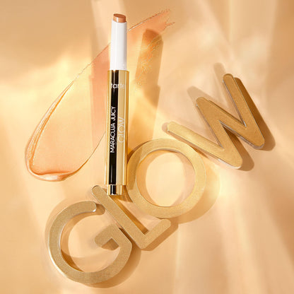 tarte maracuja juicy glow highlight – Highlighter with Vitamin E to Hydrate, Blur appearance for a Smooth Buildable & Luminous Radiant Finish, Vegan & Cruelty-Free, full size, champagne glow - Maple Wellness Supplements