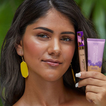 tarte maracuja tinted moisturizer – Lightweight Sheer Foundation with Buildable Longwear Coverage, Hyaluronic Acid for Hydrated Skin, Vegan & Cruelty-Free, full size, 10N fair neutral - Maple Wellness Supplements