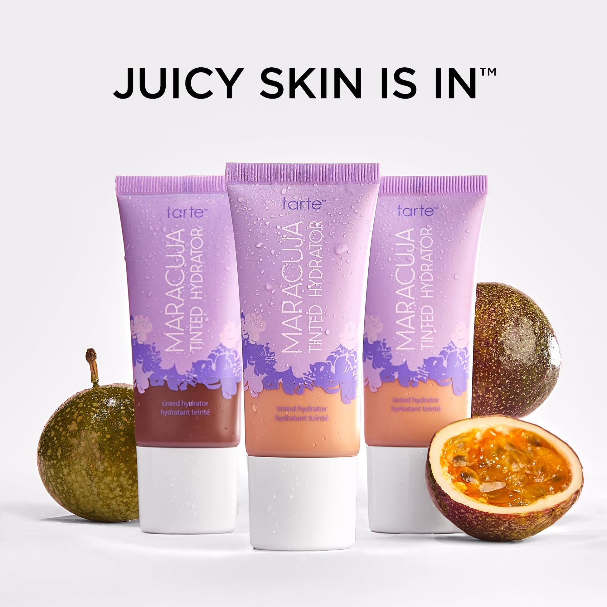 tarte maracuja tinted moisturizer – Lightweight Sheer Foundation with Buildable Longwear Coverage, Hyaluronic Acid for Hydrated Skin, Vegan & Cruelty-Free, full size, 36H medium-tan honey - Maple Wellness Supplements