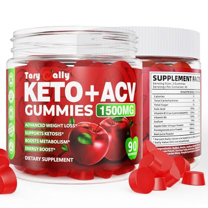 Tary Nally Keto ACV Gummies, 1500MG Advanced Keto Acv Gummies for Men & Women - Maple Wellness Supplements