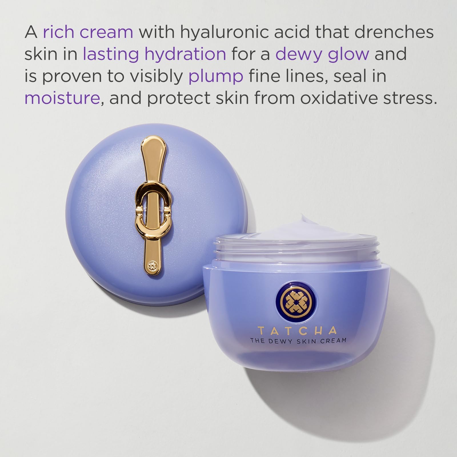 TATCHA The Dewy Skin Cream | Rich Face Cream to Hydrate, Plump and Protect Dry and Combo Skin, 50 ml | 1.7 oz - Maple Wellness Supplements