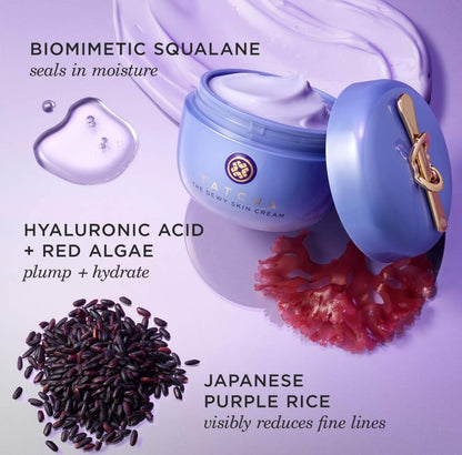 TATCHA The Dewy Skin Cream | Rich Face Cream to Hydrate, Plump and Protect Dry and Combo Skin, 50 ml | 1.7 oz - Maple Wellness Supplements