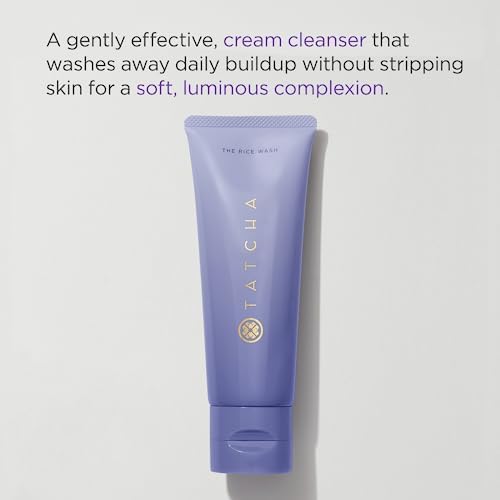 TATCHA The Rice Wash | Soft Cream Facial Cleanser Washes Away Buildup Without Stripping Skin For A Soft, Luminous Complexion | 4 oz - Maple Wellness Supplements