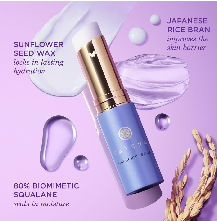 Tatcha The Serum Stick | Smooth Dry Fine Lines Instantly, Face & Eye Brightener Stick 8 G | 0.28 oz - Maple Wellness Supplements