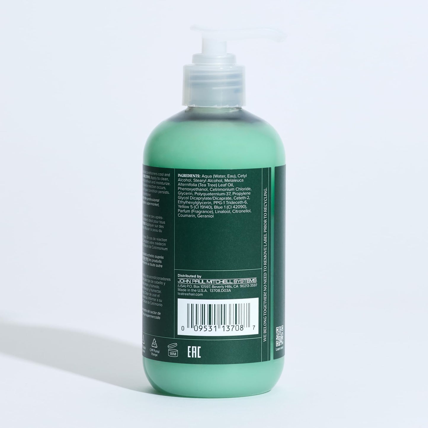 Tea Tree Hair and Body Moisturizer Leave-In Conditioner, Body Lotion, After-Shave Cream, For All Hair + Skin Types, 10.14 fl. oz. - Maple Wellness Supplements
