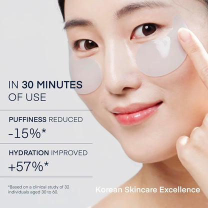 Terez & Honor Under Eye Patches for Dark Circles - 60 Korean Hydrogel Masks for Puffiness - Maple Wellness Supplements