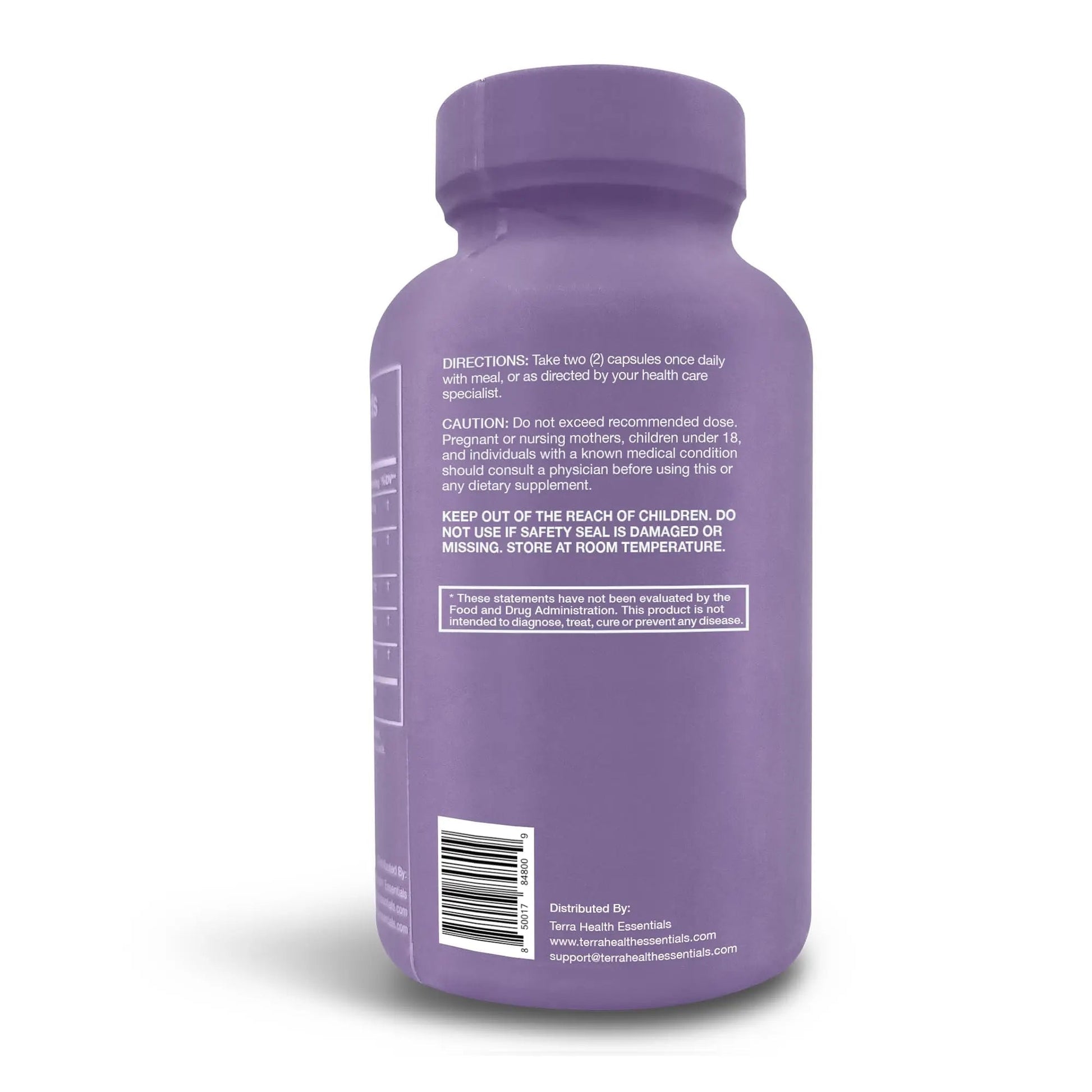 Terra Health Essentials Advanced Probiotics | 50 Billion CFU | Reduce Bloating & Gas, Immune Support | 30-Day Supply (60 Capsules) - Maple Wellness Supplements