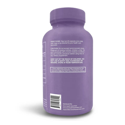 Terra Health Essentials Advanced Probiotics | 50 Billion CFU | Reduce Bloating & Gas, Immune Support | 30-Day Supply (60 Capsules) - Maple Wellness Supplements