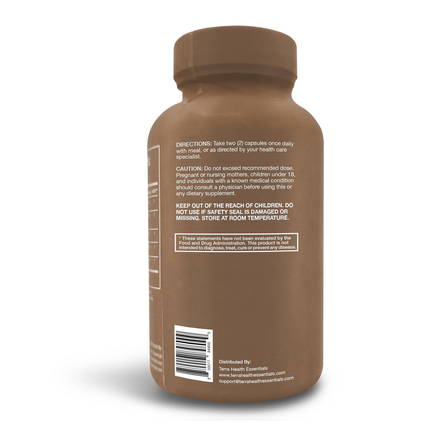 Terra Health Essentials NOOFOCUS - Nootropics Brain Support Supplement with Adaptogenic Mushrooms, Alpha-GPC, Gotu Kola, L-Theanine for Focus & Memory - All Natural, 30 Day Supply - Maple Wellness Supplements