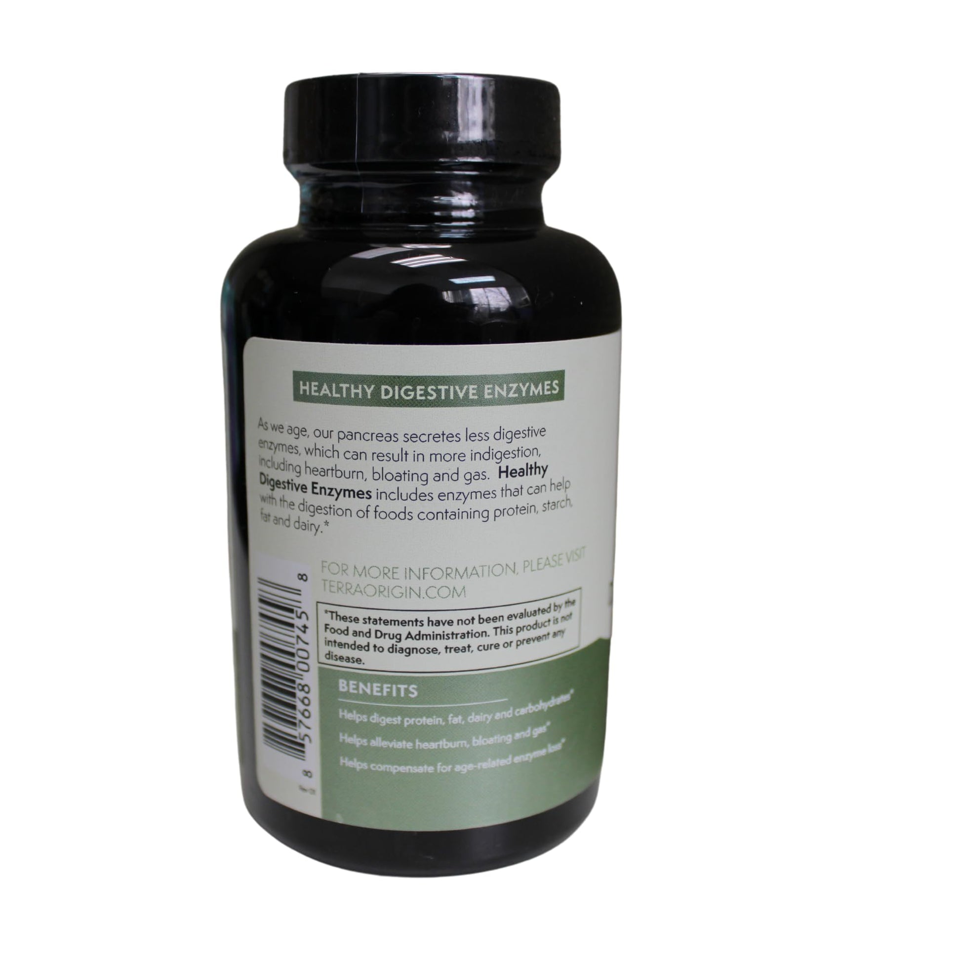 TERRA ORIGIN Digestive Enzymes with Probiotics & Prebiotics | 60 Capsules | Supports Digestive Gut Health | Non GMO, Gluten Free, - Maple Wellness Supplements