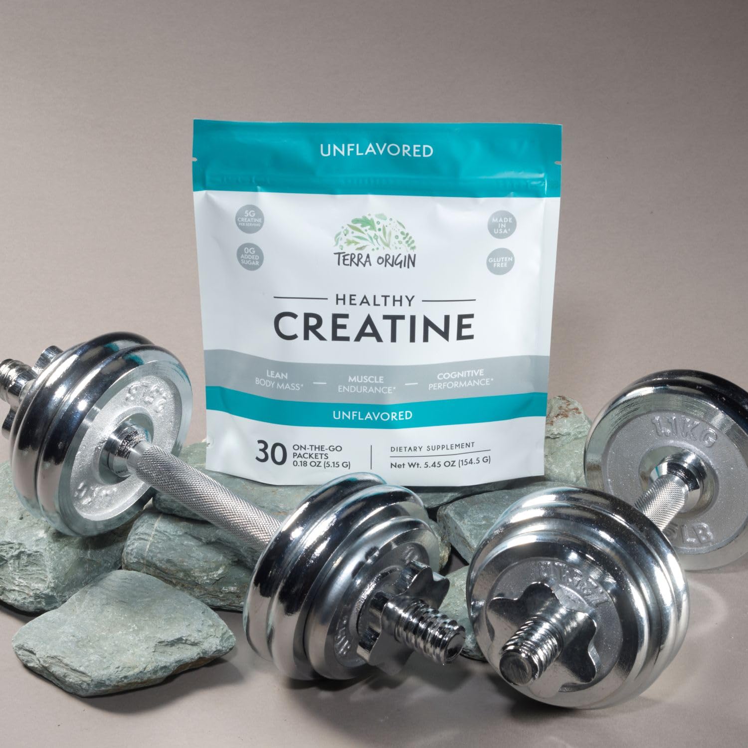 TERRA ORIGIN Healthy Creatine Micronized Monohydrate Powder | 30 Stick Packs | Support for Muscle and Cognitive Performance* | Supplement for Women and Men - Maple Wellness Supplements