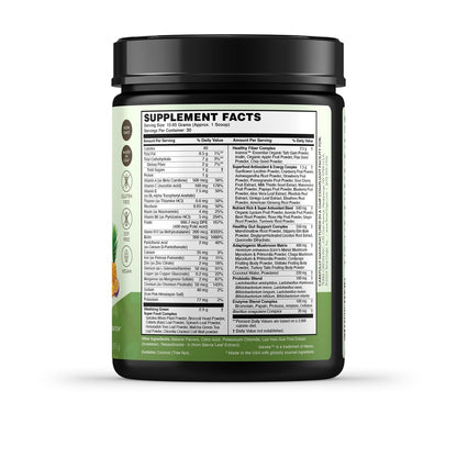 TERRA ORIGIN Healthy Greens Powder Supplement | Superfood Digestive Enzyme & Probiotic Blends | Immune, Gut, and Digestive Support for Women - Maple Wellness Supplements