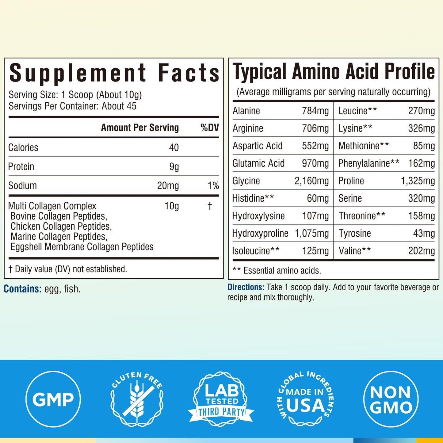 Terranics Multi Collagen Peptides Powder, Type I II III V X Hydrolyzed Collagen for Women+Men, Collagen Supplements, Fast Dissolve - Maple Wellness Supplements
