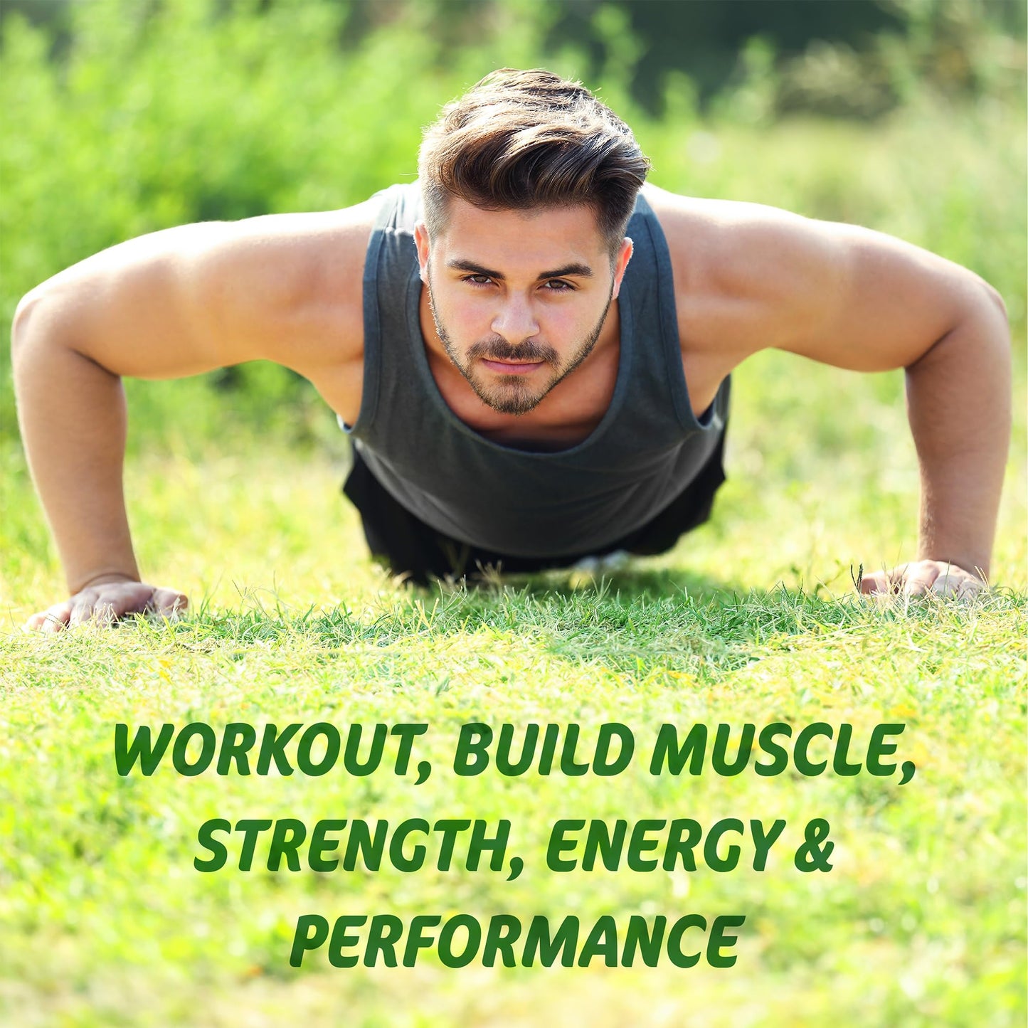 Testosterone Booster Supplement for Men - Male Enhancing Test Boost - Ashwagandha, L-Arginine, Tongkat Ali, Tribulus + More - Workout, Build Muscle, Strength, Energy & Performance - 2 Month Supply - Maple Wellness Supplements