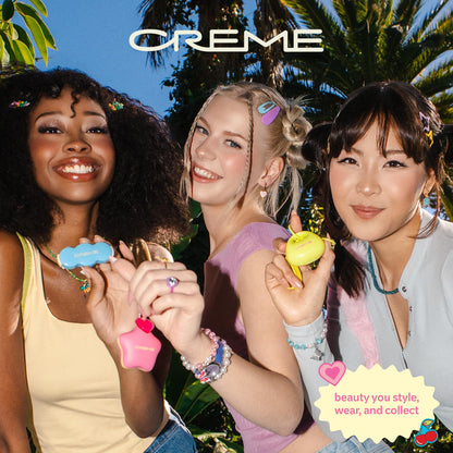 The Crème Shop Kiss & Blush Tinted Lip Balm & Blush, Korean Makeup for Lips & Cheeks, Cute Charm Key Chain, Hydrating, Long Lasting Tint, Aloe, Squalane (Cherry Squeeze) - Maple Wellness Supplements