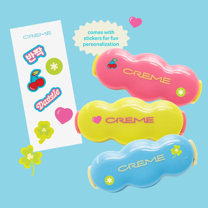 The Crème Shop Shimmer Pop Clip-On Lip Gloss | Korean Makeup, Cute Clip Accessory, Hydrating, Non-Sticky, Shea Butter, Hyaluronic Acid, Vitamine E- Gravity Glow - Maple Wellness Supplements
