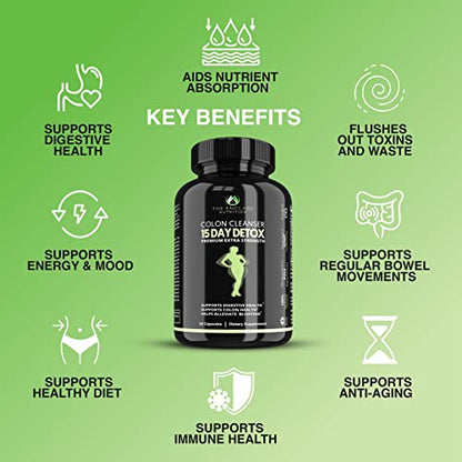 THE ENCLARE NUTRITION Colon Cleanser Detox. Premium 15 Day Fast-Acting Diet Pills - Maple Wellness Supplements