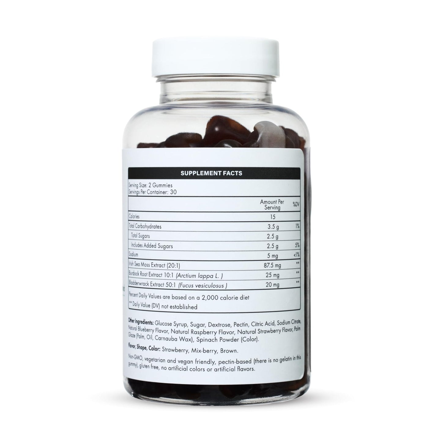 The EverÉ Natural Alchemy Sea Moss with Bladderwrack & Burdock Root – Vegan, Plant-Based Gummies with Minerals & Botanicals – Mixed-Berry Flavor, Non-GMO & Gluten-Free - Maple Wellness Supplements