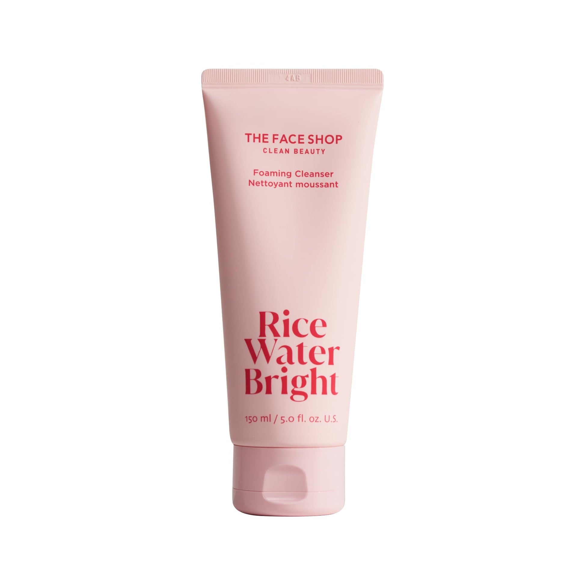 The Face Shop Rice Water Bright Foaming Facial Cleanser with Ceramide, Gentle Face Wash for Hydrating & Moisturizing, - Maple Wellness Supplements