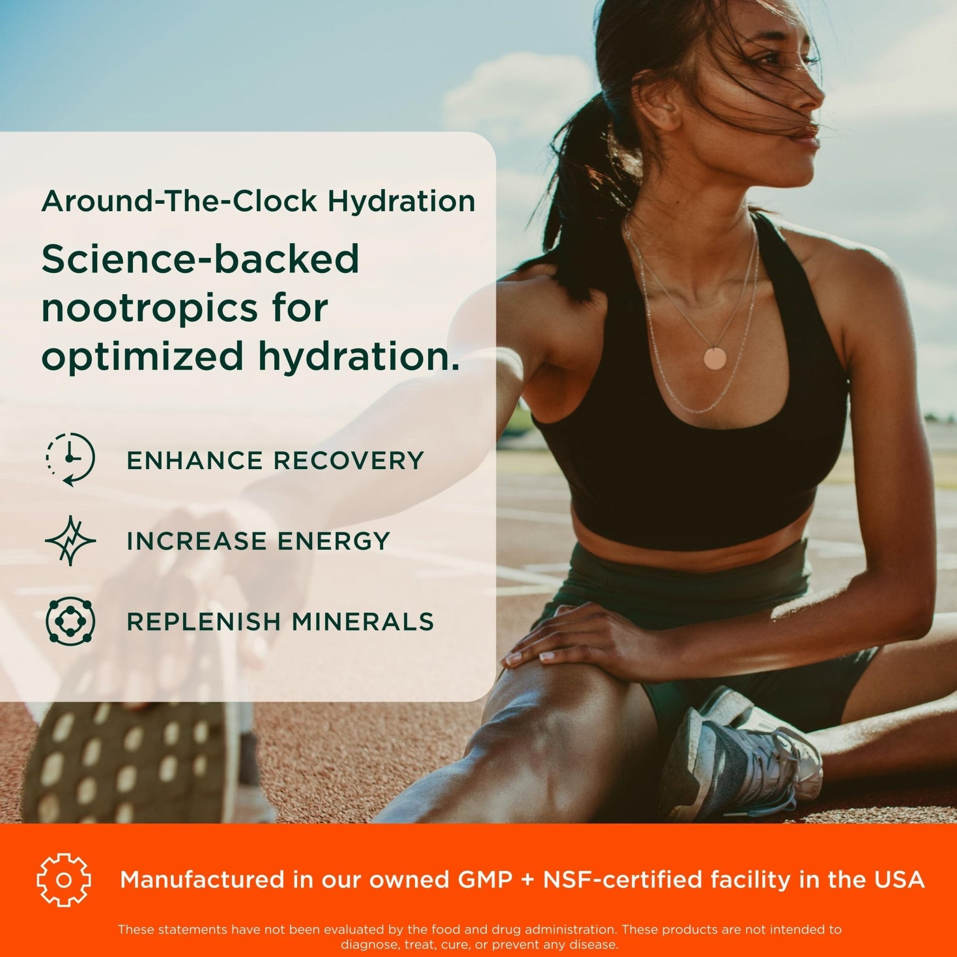 The Genius Brand Genius Electrolytes - Electrolyte Powder for Active Lifestyles - Supports Hydration, Energy, Endurance, Muscle Growth & Recovery - Lemon Lime - 30 Servings - Maple Wellness Supplements