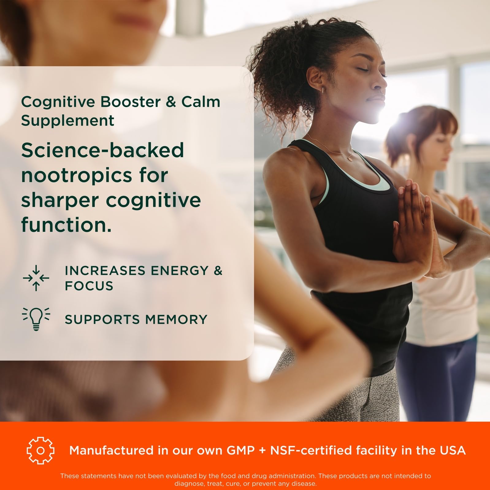 The Genius Brand Genius Mindfulness - Brain Health Supplement - Supports Healthy Mindsets - Calm, Energy, Memory & Focus Support - Ashwagandha, NeuroFactor & More - 30 Veggie Pills - Maple Wellness Supplements