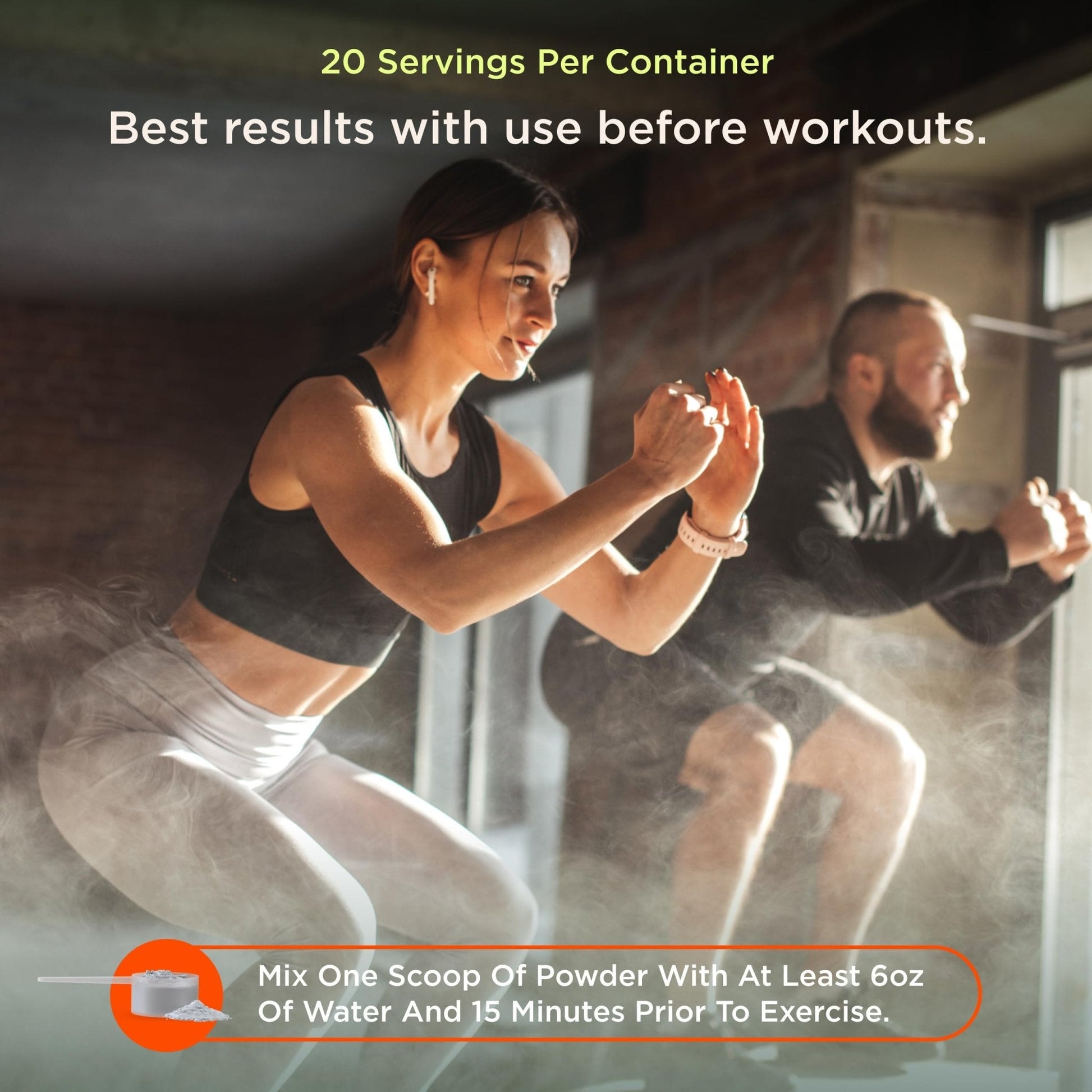 The Genius Brand Genius Pre - Clean Pre-Workout Powder for Energy, Focus & Fitness Support - No Artificial Flavors, Preservatives, or Proprietary Blends - Non-GMO - 20 Servings - Blue Raspberry - Maple Wellness Supplements