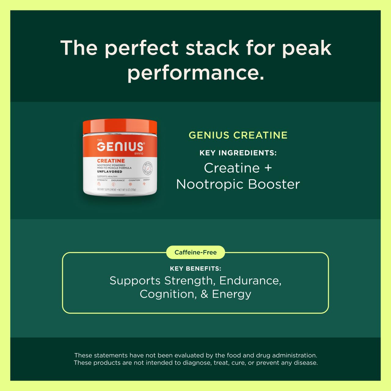 The Genius Brand Organic Mushroom Coffee + Collagen - Daily Energy Support - Healthy Immune Function - Arabica Coffee with Cordyceps, Reishi & Lion's Mane Mushroom Blend - 10.6 oz (30 Servings) - Maple Wellness Supplements