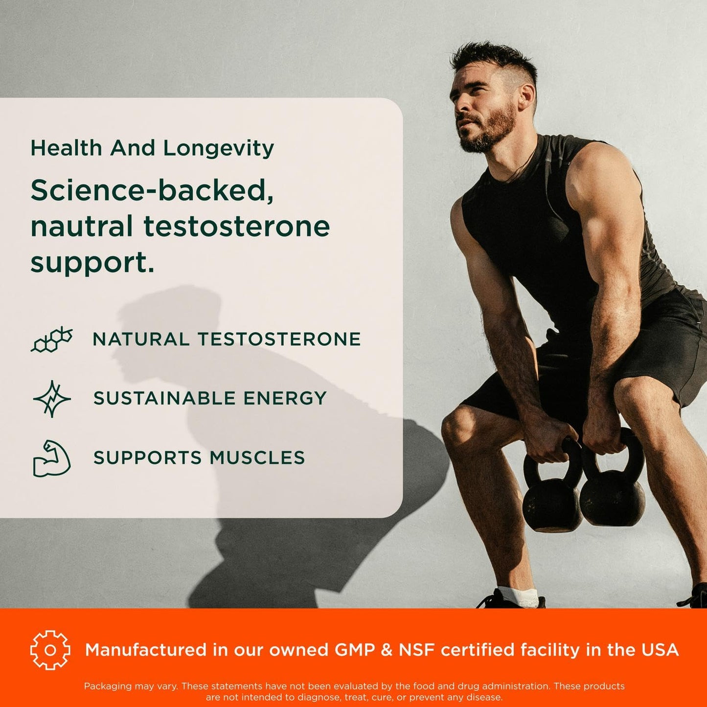 The Genius Brand Test Black Label - Testosterone Supplement for Men - Muscle Support, Energy & Performance Support - with D-Aspartic Acid, Magnesium, Korean Red Ginseng & Vitamins - 120 Capsules - Maple Wellness Supplements