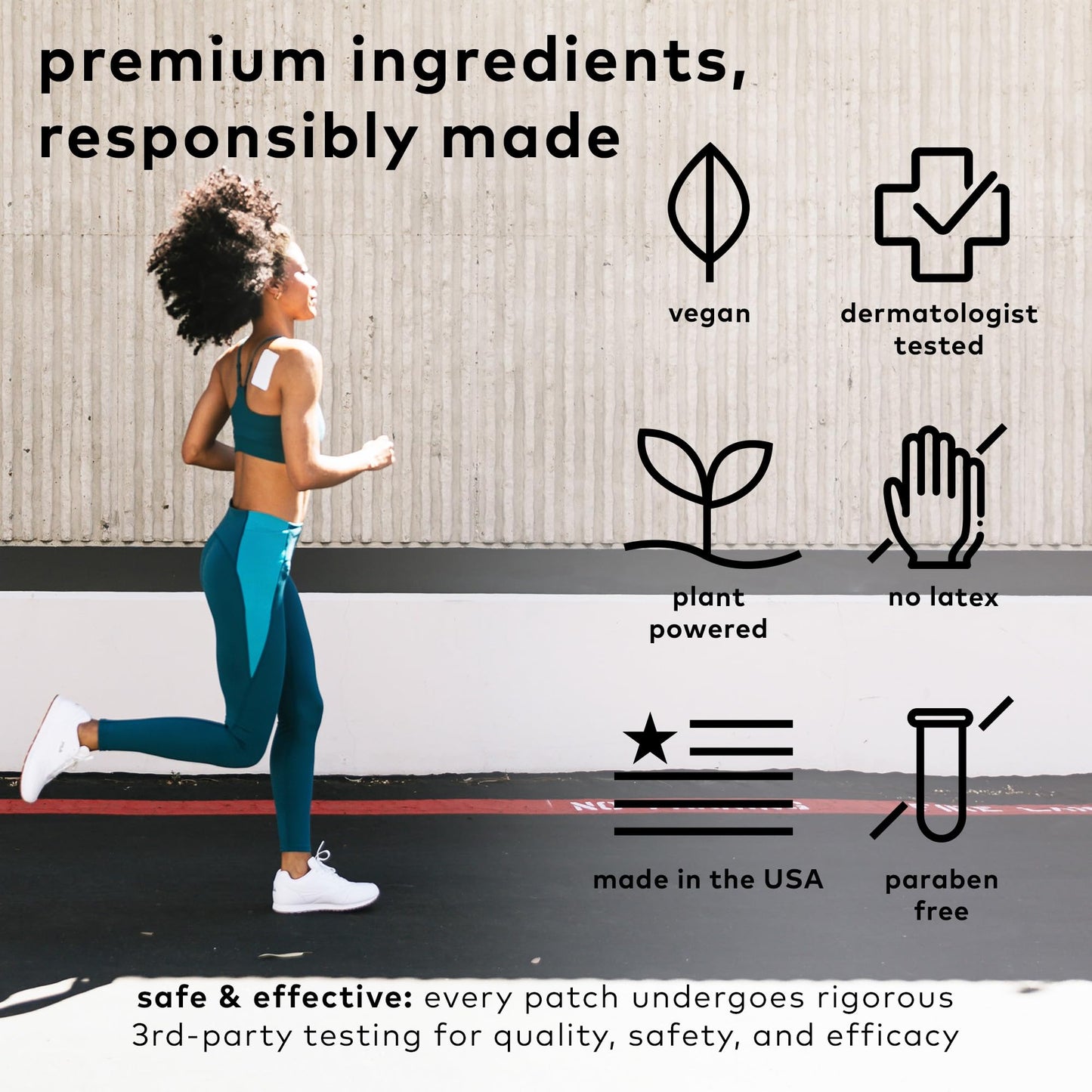 The Good Patch Muscle Pain Relief Patches, Natural Patch with Menthol, Lavender, Arnica and Aloe Vera, Sustained Release, Plant Powered Wearable Wellness, For Back, Neck, Arms, Legs (16 Total Patches) - Maple Wellness Supplements