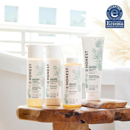 The Honest Company Hydrating Face and Body Lotion, Fast Absorbing, Naturally Derived, Hypoallergenic, Fragrance-Free, Sensitive, 8.5 fl oz - Maple Wellness Supplements