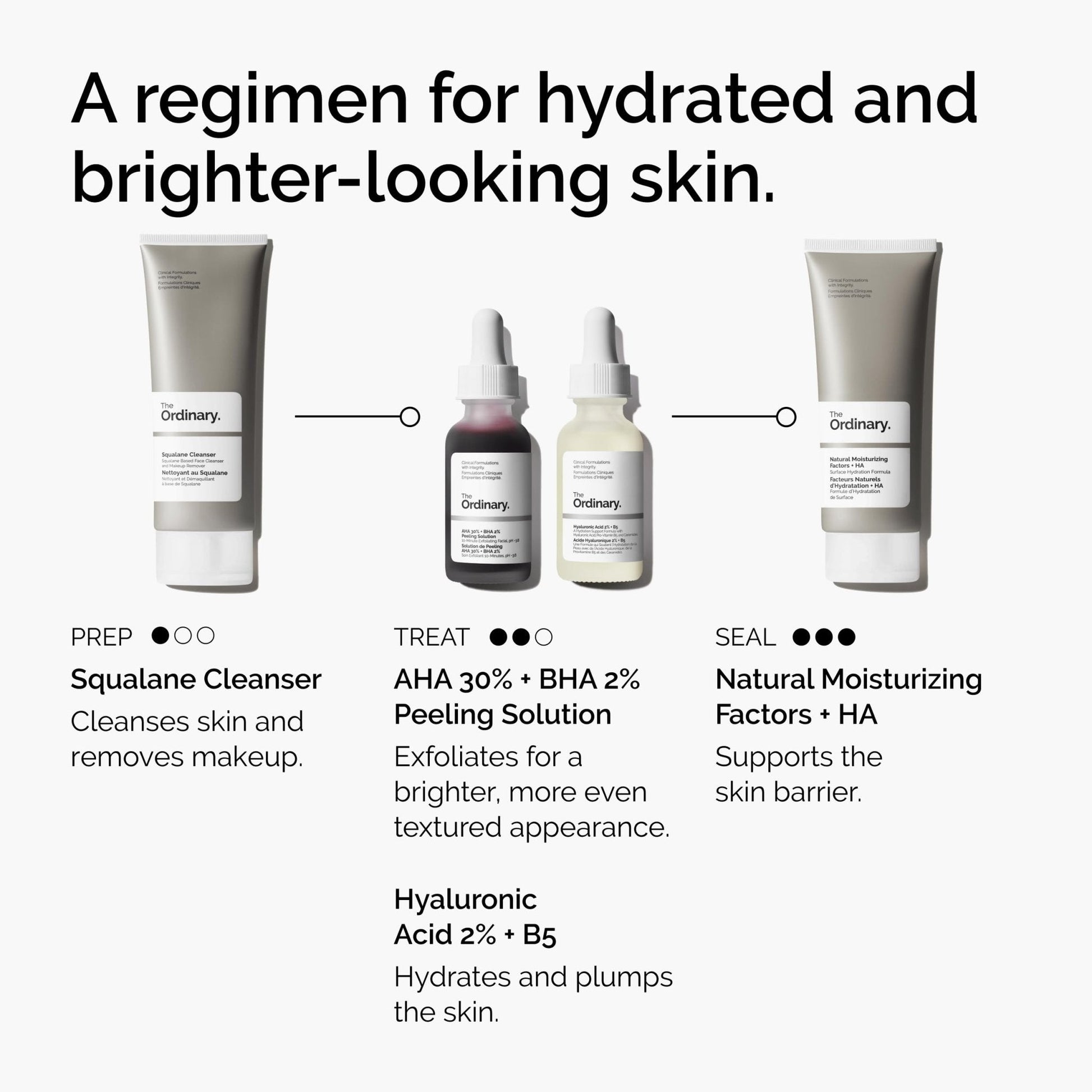 The Ordinary AHA 30% + BHA 2% Peeling Solution, Advanced Exfoliating Peel for Brighter Skin, 1 Fl Oz - Maple Wellness Supplements