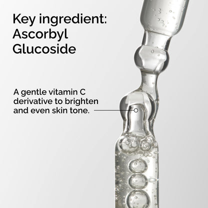 The Ordinary Ascorbyl Glucoside Solution 12%, Vitamin C Serum for Even Skin Tone and Antioxidant Protection, 1 Fl Oz - Maple Wellness Supplements