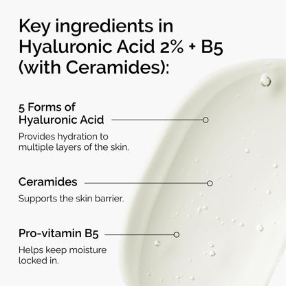 The Ordinary Hyaluronic Acid 2% + B5 (with Ceramides), Multi-Depth Hydration Serum - Maple Wellness Supplements