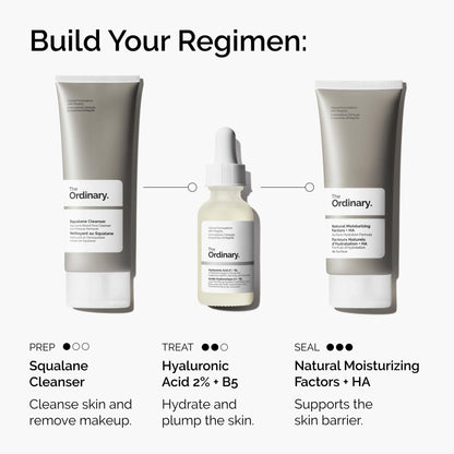 The Ordinary Hyaluronic Acid 2% + B5 (with Ceramides), Multi-Depth Hydration Serum - Maple Wellness Supplements