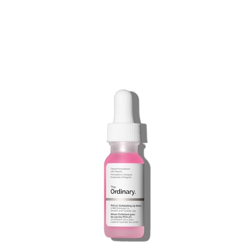The Ordinary PHA 5% Exfoliating Lip Serum, Hydrating Overnight Lip Exfoliator Treatment, 0.5 Fl Oz - Maple Wellness Supplements