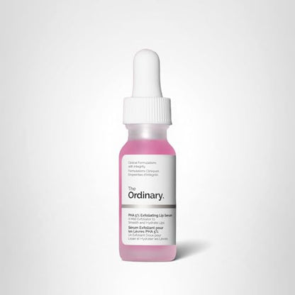 The Ordinary PHA 5% Exfoliating Lip Serum, Hydrating Overnight Lip Exfoliator Treatment, 0.5 Fl Oz - Maple Wellness Supplements