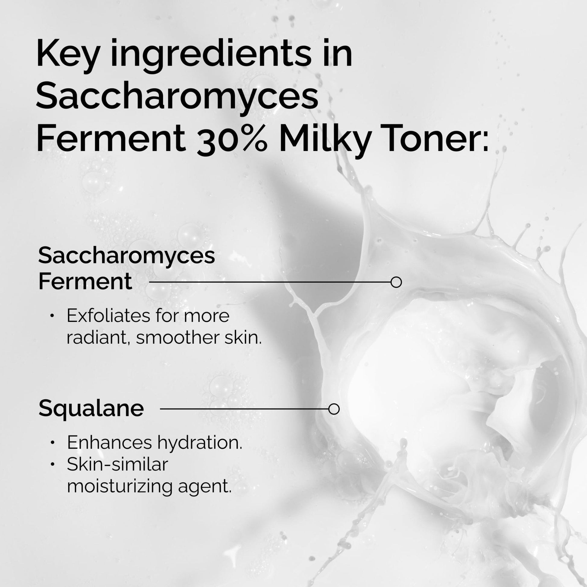 The Ordinary Saccharomyces Ferment 30% Milky Toner, Exfoliating and Hydrating Toner for Smoother, Brighter Skin, 3.4 Fl Oz - Maple Wellness Supplements