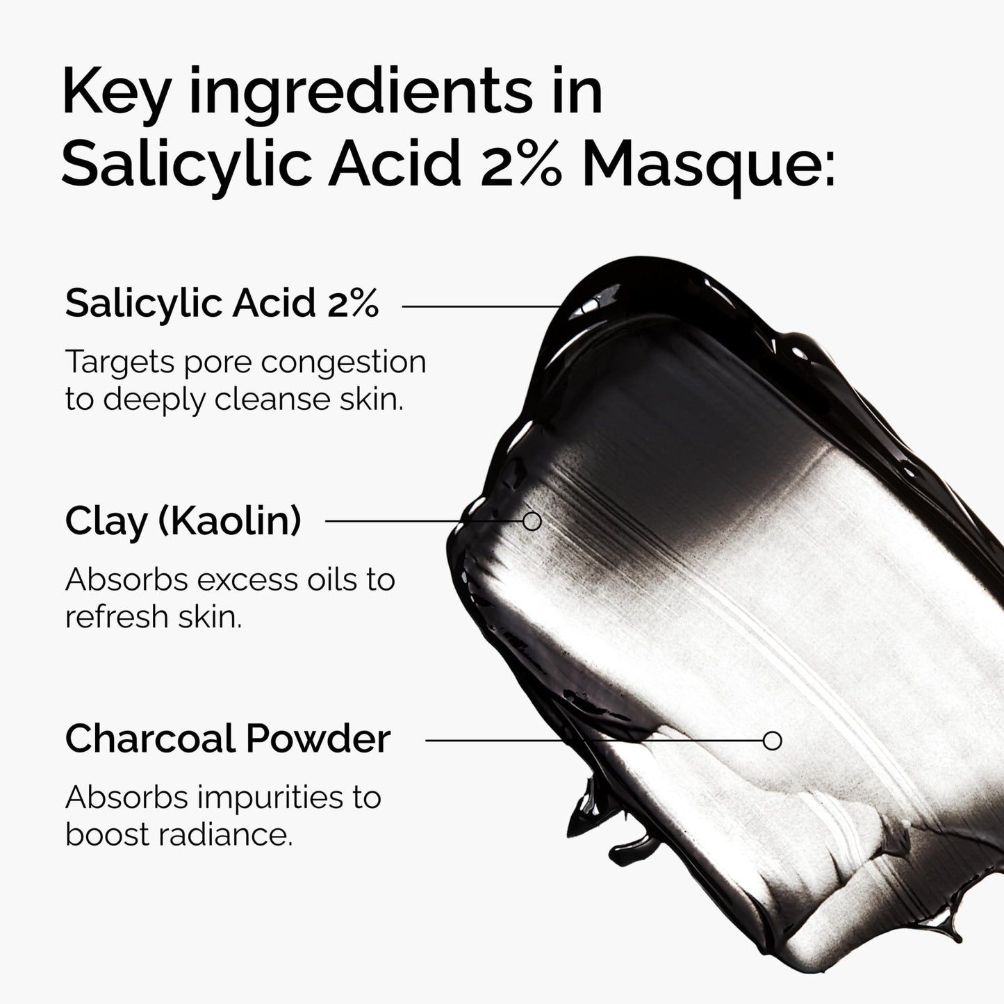 The Ordinary Salicylic Acid 2% Masque, Clarifying Charcoal & Clay Mask for Blemish-Prone Skin, 1.7 Fl Oz - Maple Wellness Supplements