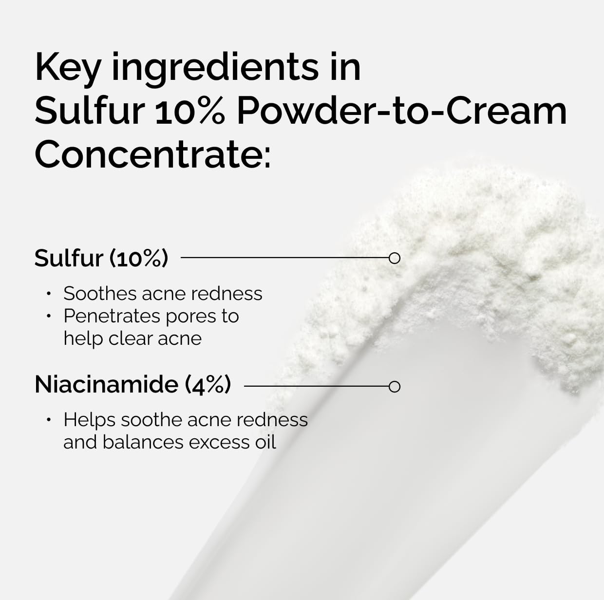 The Ordinary Sulfur 10% Powder-to-Cream Acne Spot Treatment Concentrate, Reduces Pimple Size and Zit Redness, 0.18 Oz - Maple Wellness Supplements