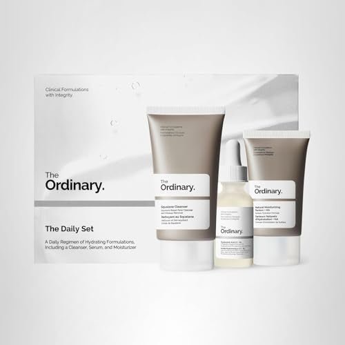 The Ordinary The Daily Set, Daily Skincare Routine with Squalane Cleanser, Hyaluronic Acid 2% + B5, and Natural Moisturizing Factors + HA | Skin Care Set - Maple Wellness Supplements