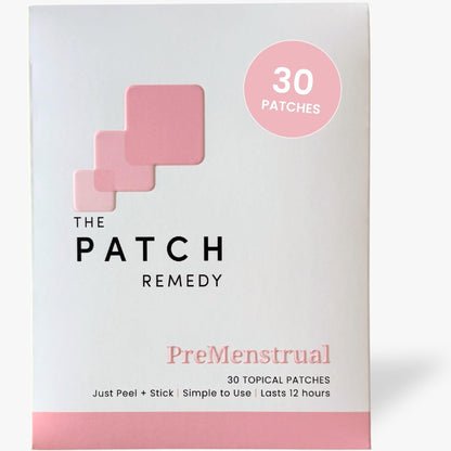 The Patch Remedy Pre Menstrual Patch | Chasteberry, Magnesium, Evening Primrose, Dong Quai, B6 & Vitamin E | 30 Patches - Maple Wellness Supplements